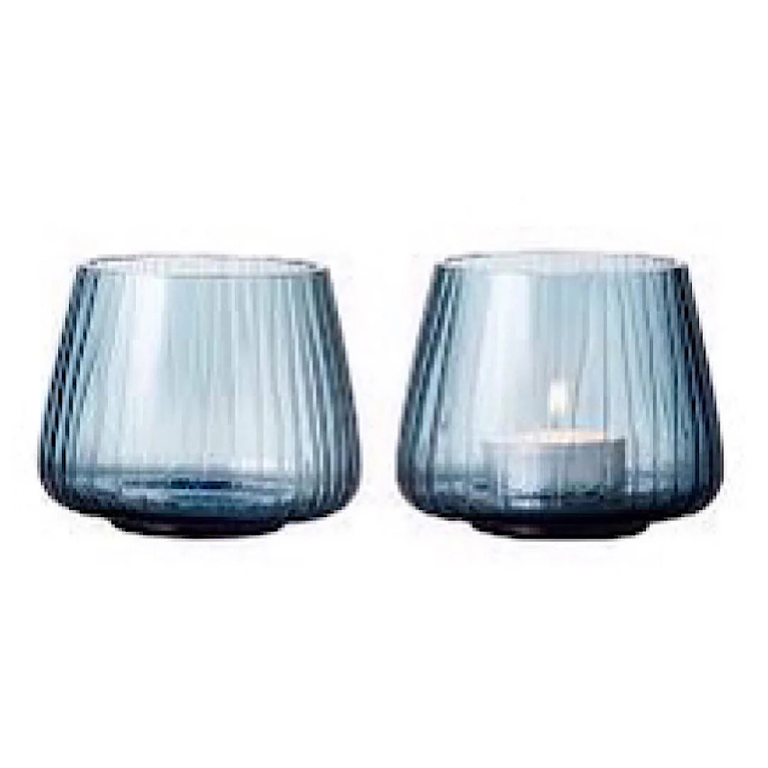 Bitz Living Candlelight Kusintha Votive Height 7.5 cm 2 Pcs Blue